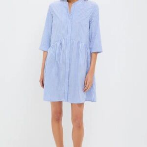 Tuckernuck Blue and White Striped dress